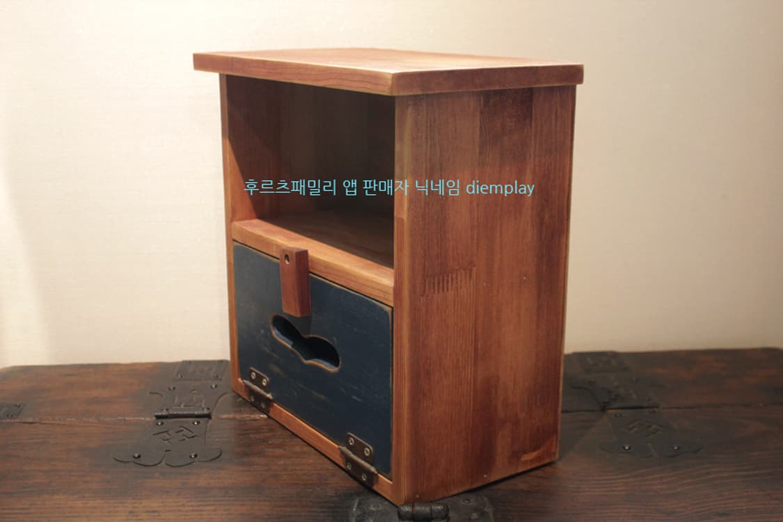 우드정리함 나무정리함 인테리어소품 빈티지소품 레트로소품 엔틱소품 카페소품 상품이미지3