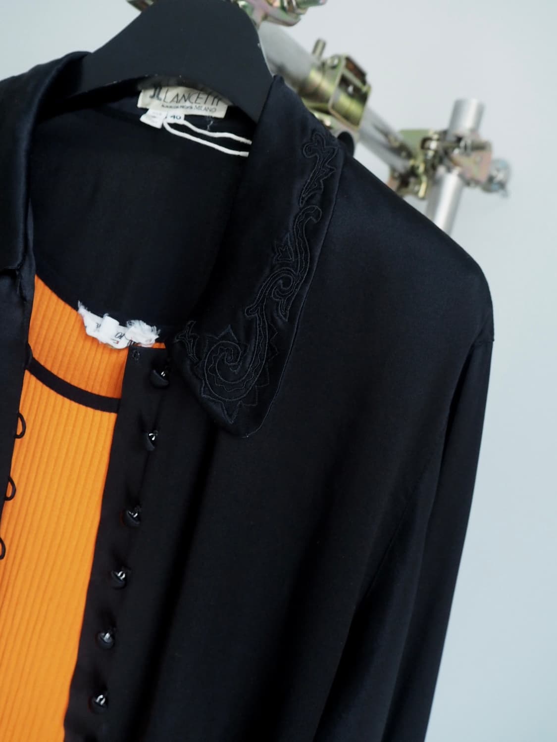 LANCETTI MILANO embroidery shirt  상품이미지2
