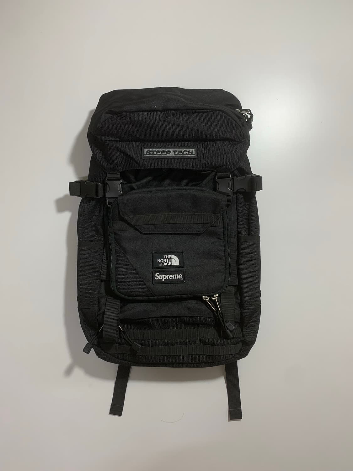 노스페이스 X 슈프림 STEEP TECH 백팩 블랙 상품이미지1