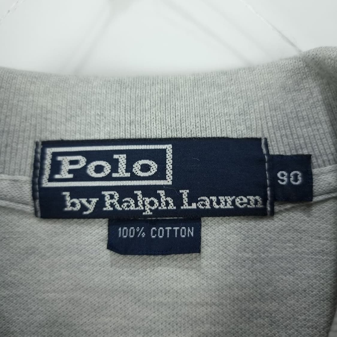 [폴로 랄프로렌] 포니 로고 자수 긴팔 카라티 그레이 M18219 상품이미지7