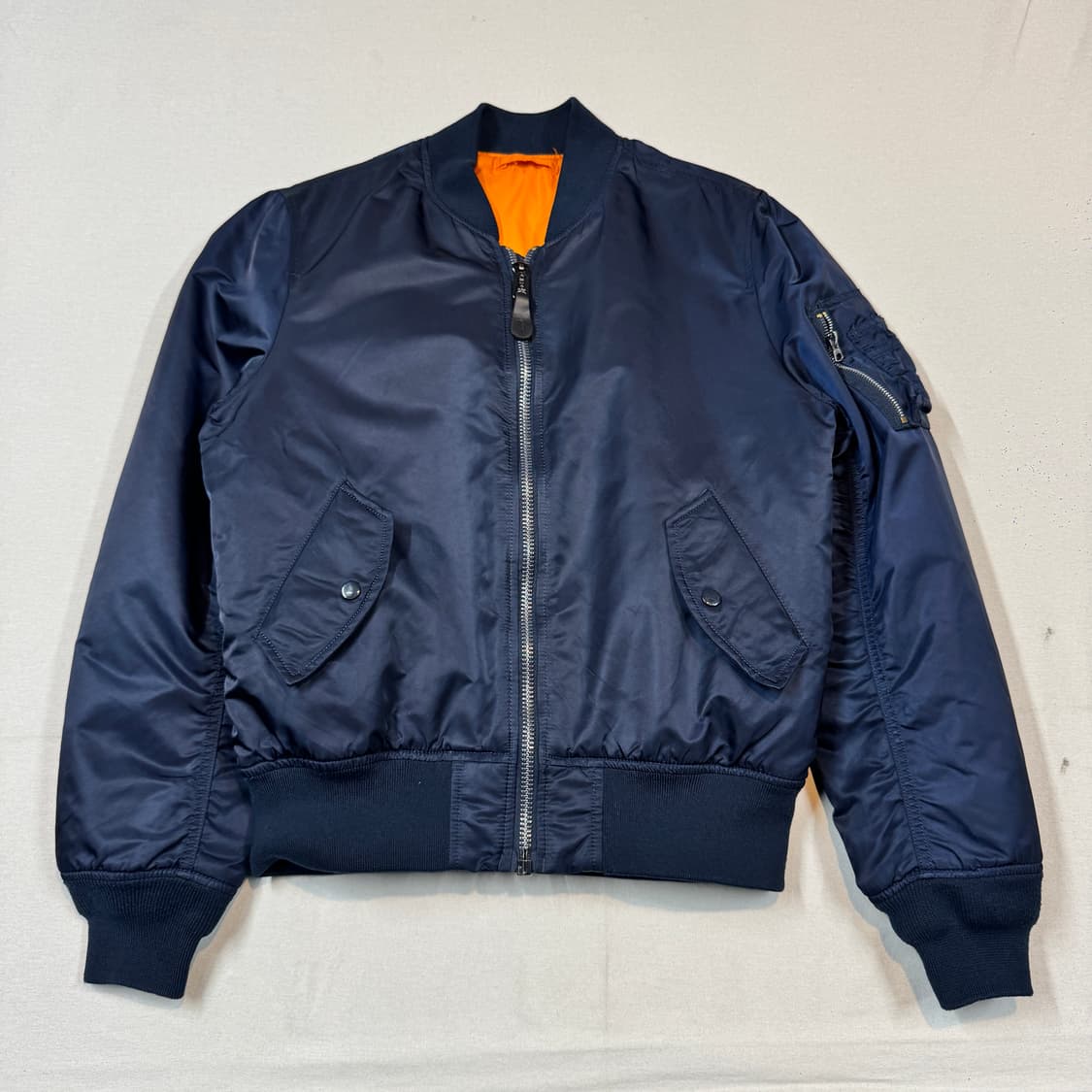 L) 알파인더스트리 MA-1 마원 항공점퍼 네이비 상품이미지1
