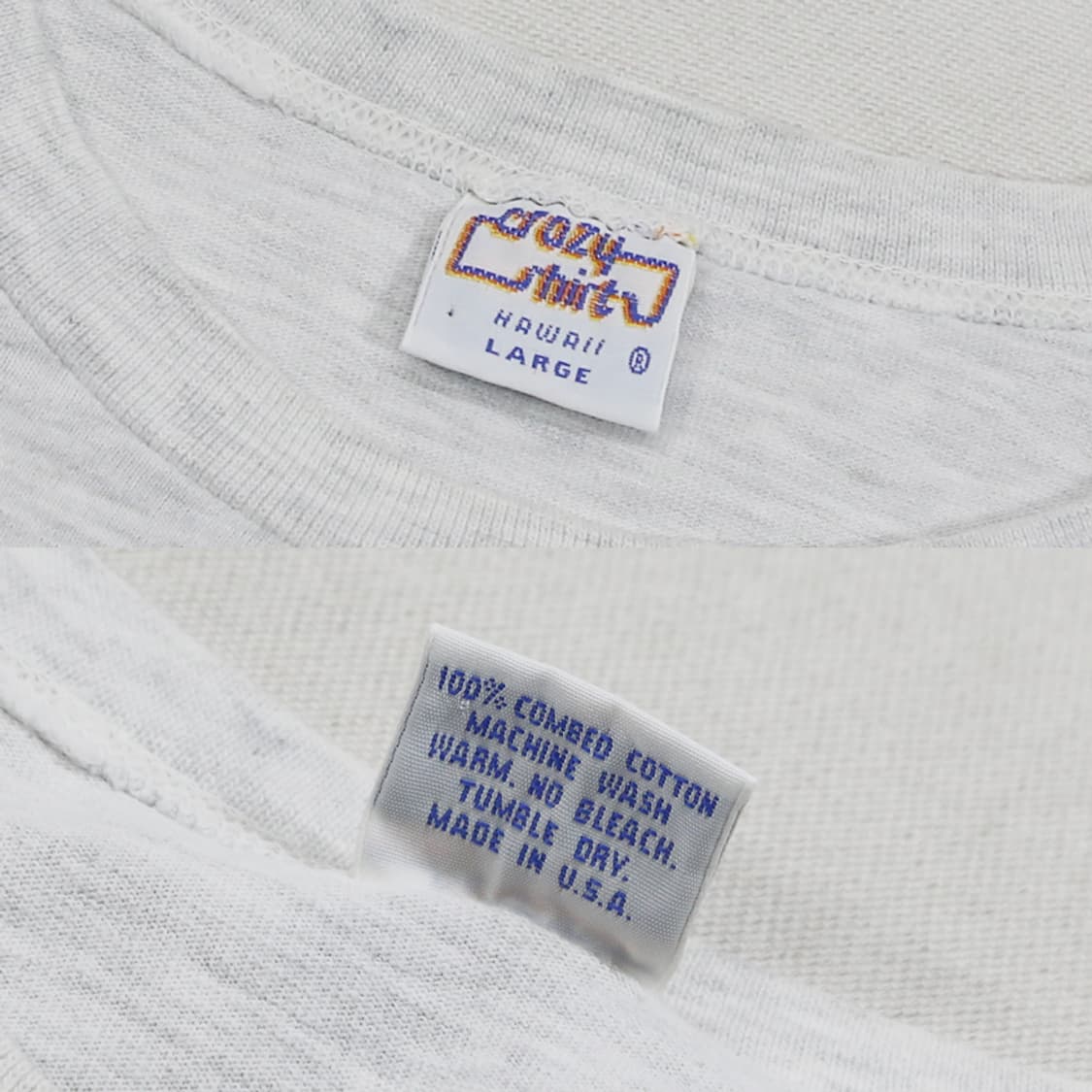(착용컷) 90's crazy shirt 프린팅 반팔 티셔츠 (102) 상품이미지6