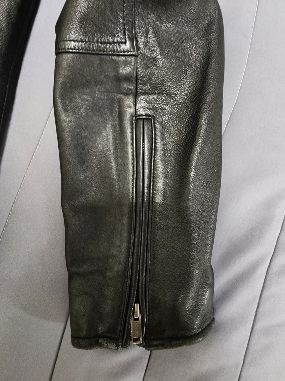 POLICE 남성 가죽 자켓 100(L) 상품이미지5