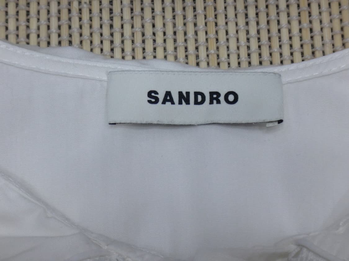 (2size) 산드로 Sandro 코튼 레이스 셔츠 상품이미지7