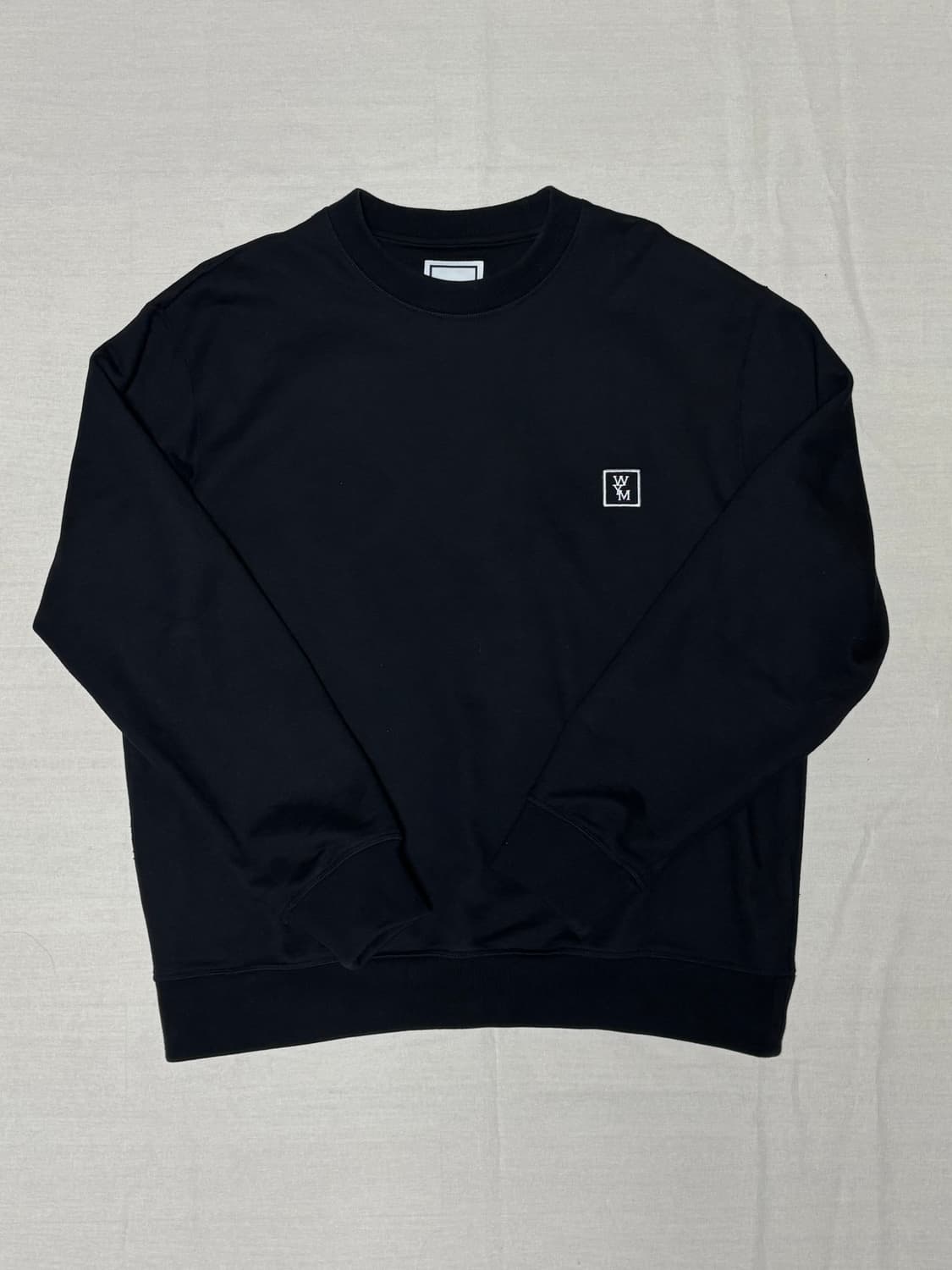 25년 구매) 우영미 백로고 맨투맨 [50] 상품이미지1