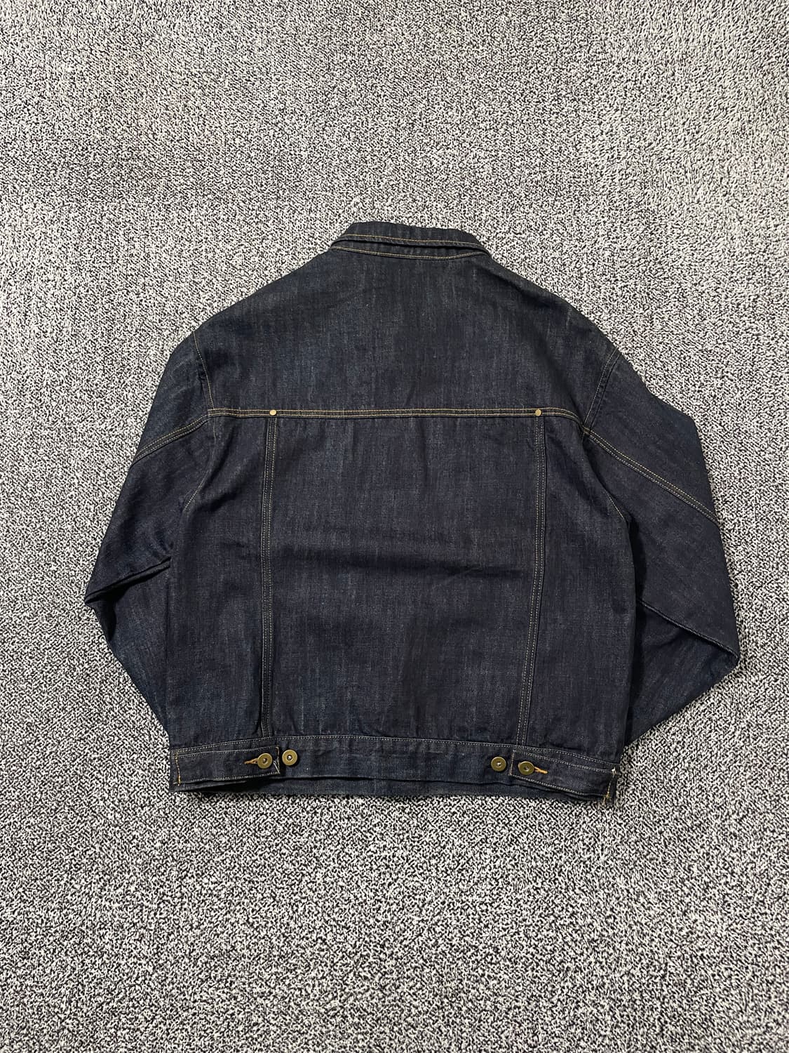 빈티지9. 트릴리온 멀티포켓 진청 데님 자켓 청자켓 남방 점퍼 상품이미지3