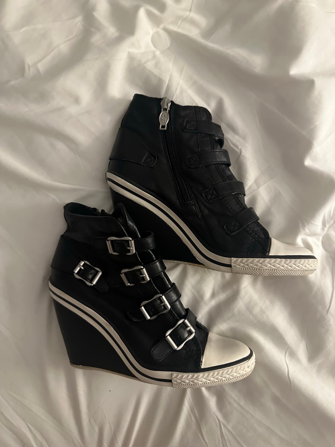 Ash 아쉬 웨지힐스니커즈 블랙 235 상품이미지2