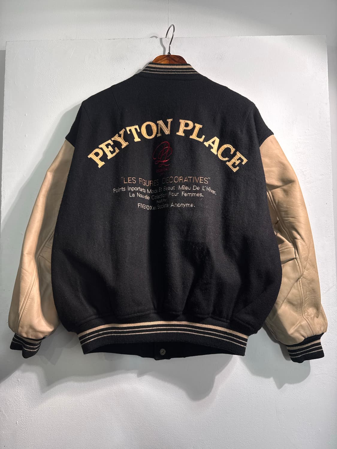 PEYTON PLACE 페이톤 플레이스 울혼방 바시티 자켓  C552 상품이미지2