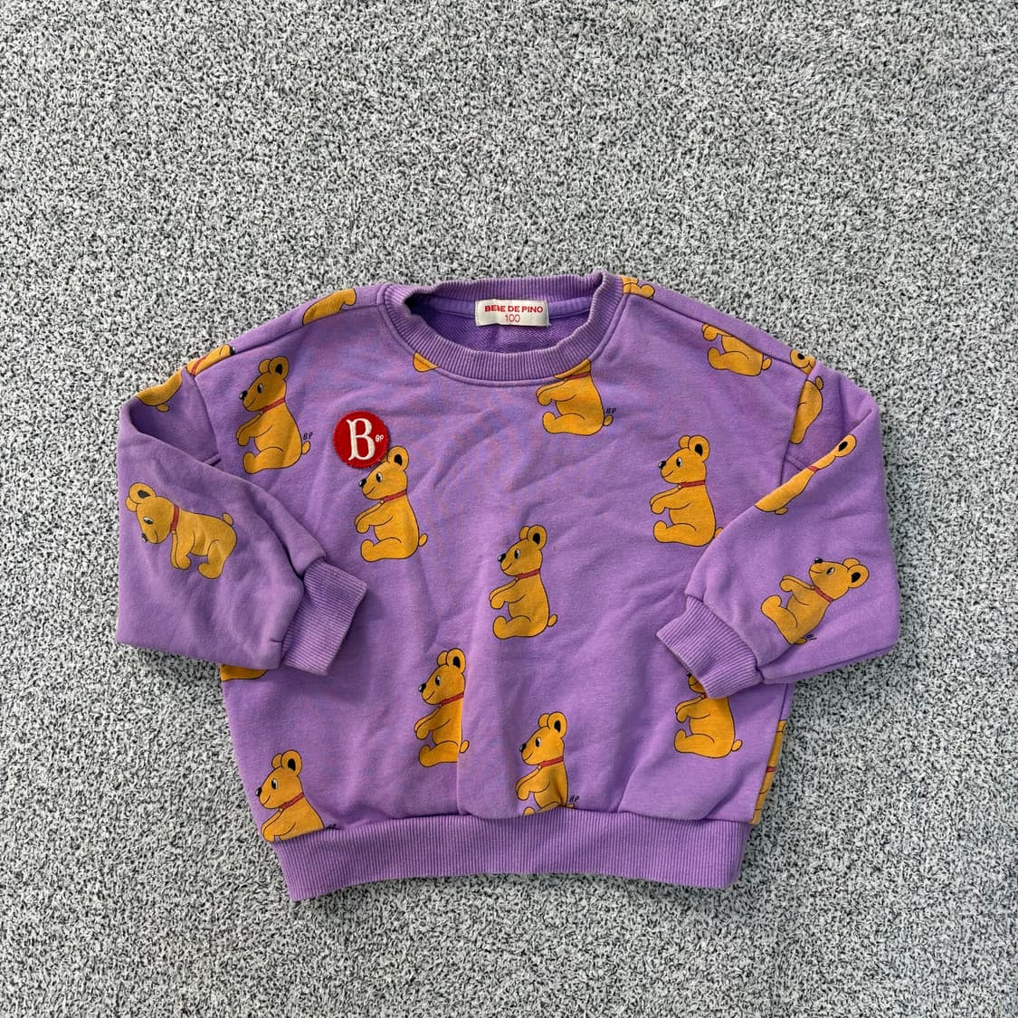 100 베베드피노 키즈 아동 맨투맨 0310J 상품이미지1