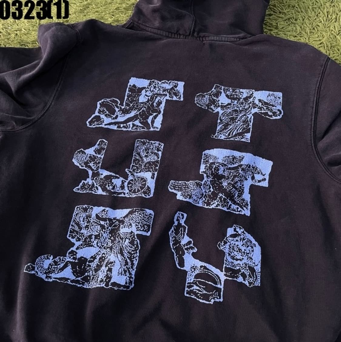 스투시 후드티 블랙 검정 라지 상품이미지2