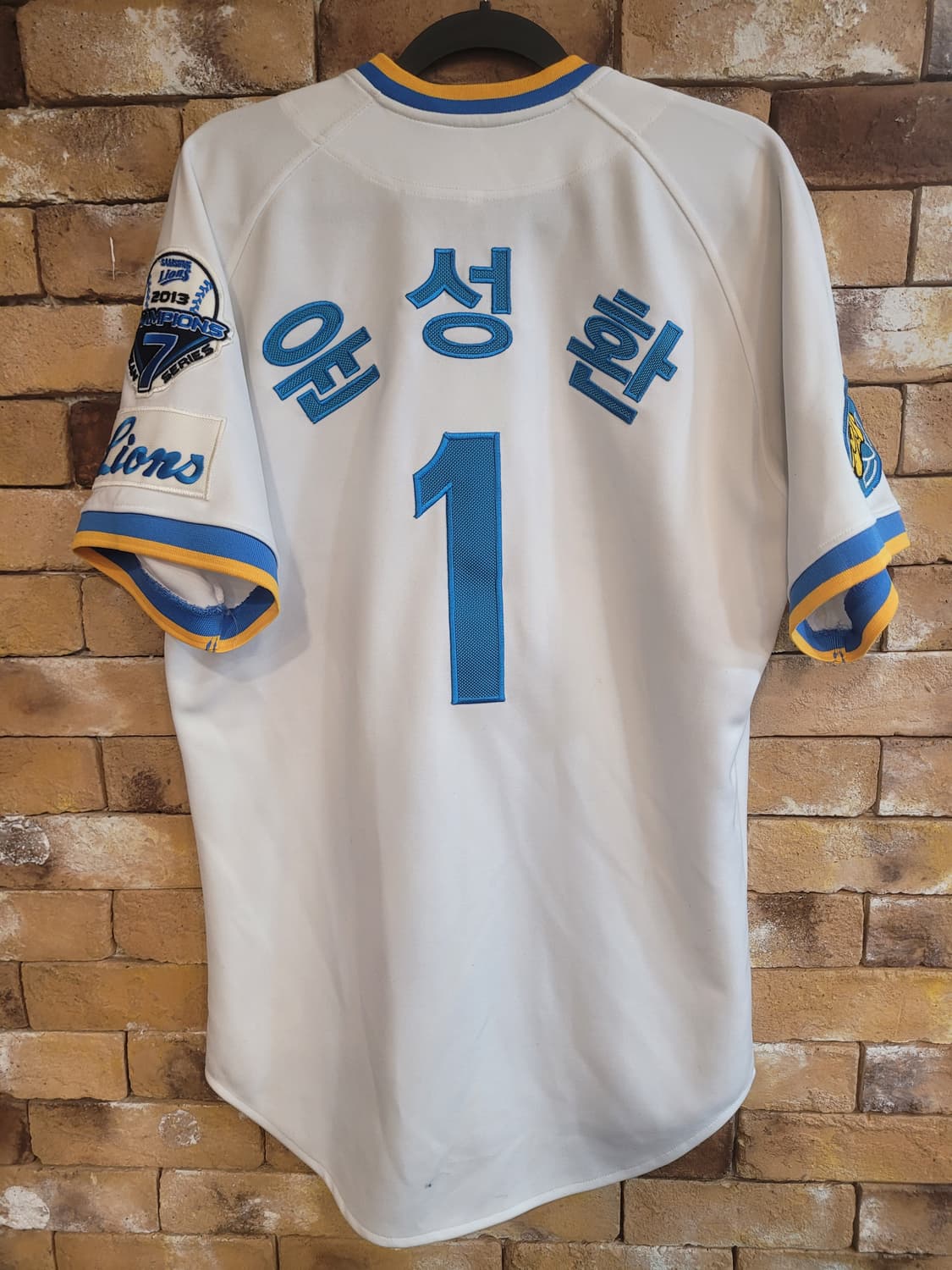 (상태최상)삼성 라이온즈 한자유니폼 윤성환 95 판매 상품이미지2