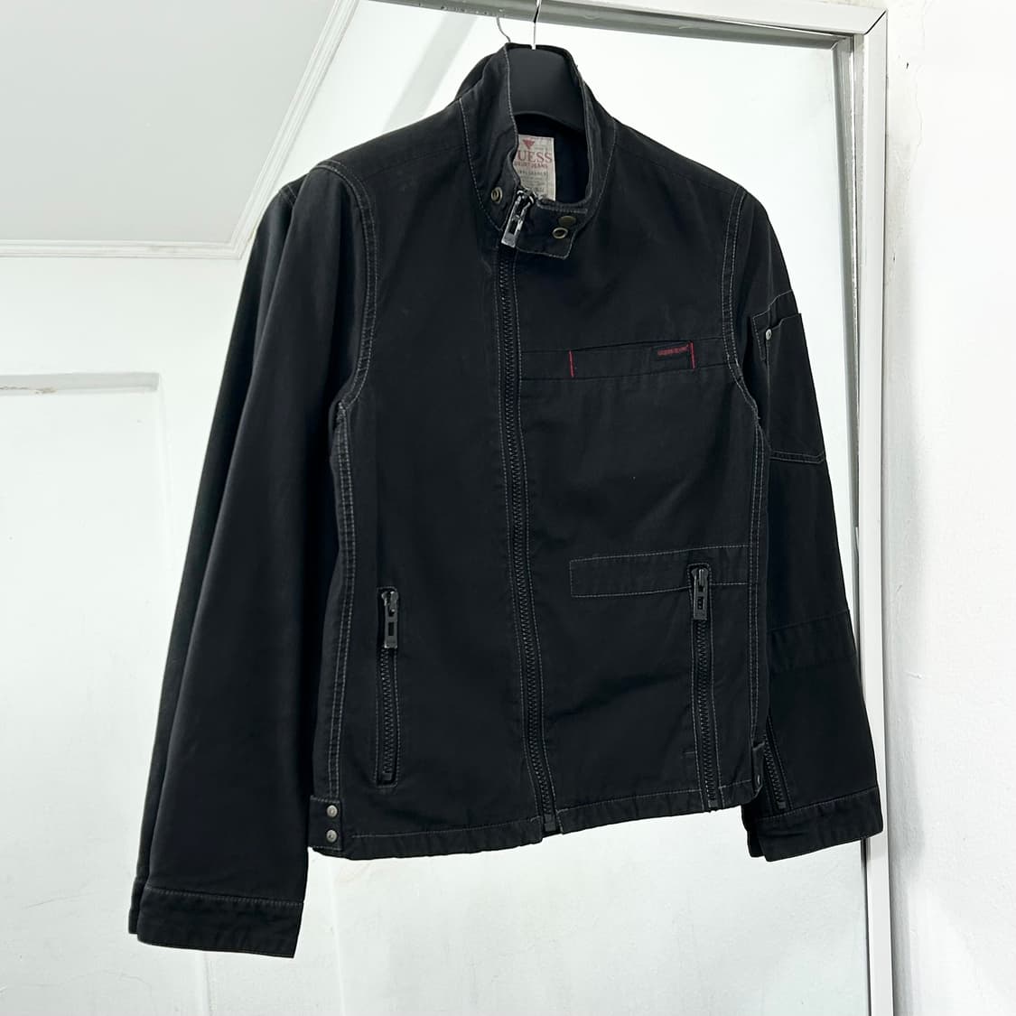 Guess 게스 해체주의 바이커 자켓 상품이미지4