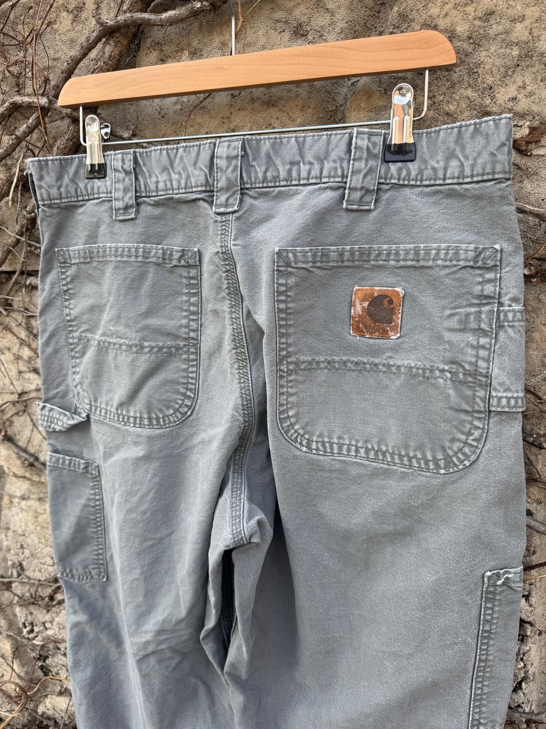 00s 칼하트 빈티지 b151 fat 큰가죽탭 카펜터 싱글니 워크 팬츠 상품이미지5