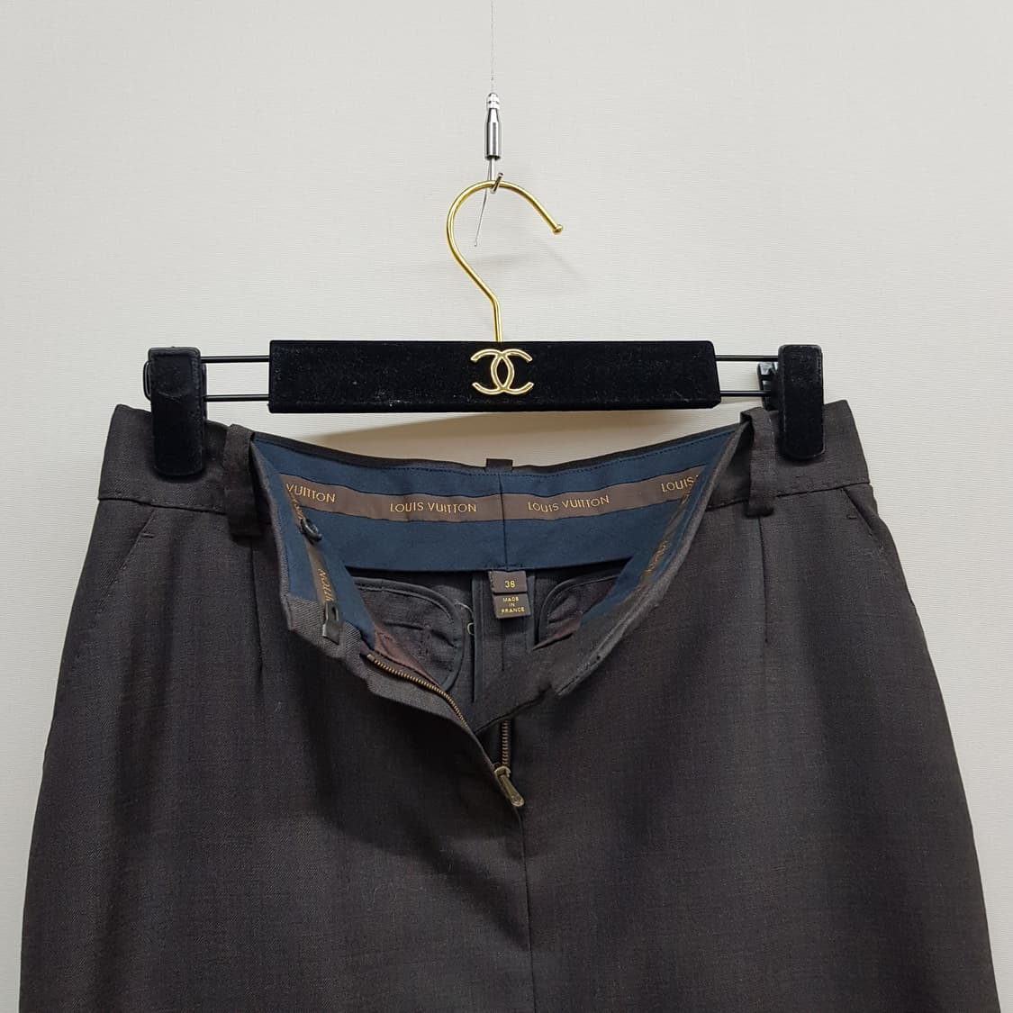 루이비통  울 블렌드 프릴 스커트 38사이즈 상품이미지2