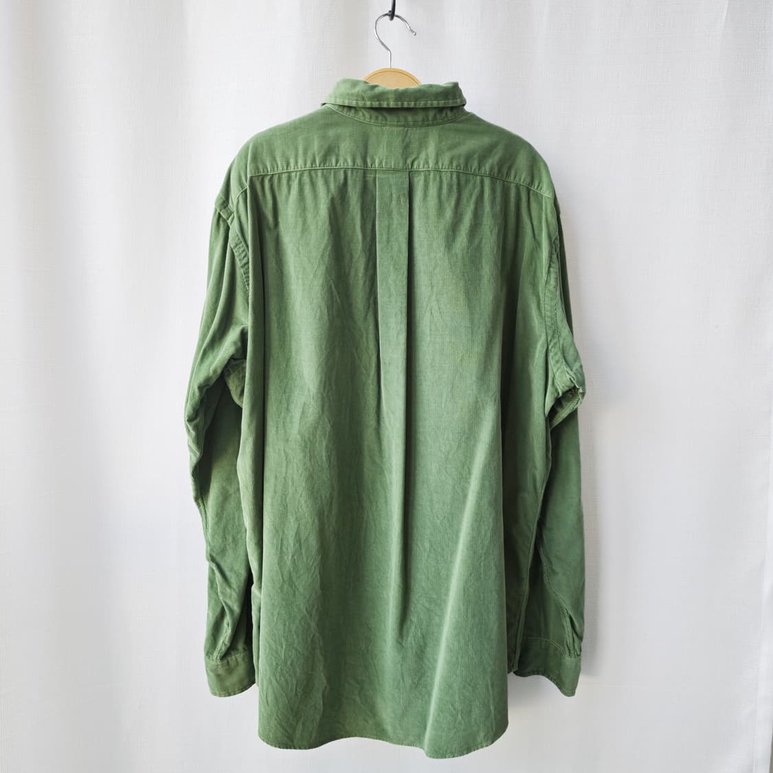 폴로 랄프로렌 커스텀핏 코듀로이 셔츠 올리브 그린 XL 상품이미지5