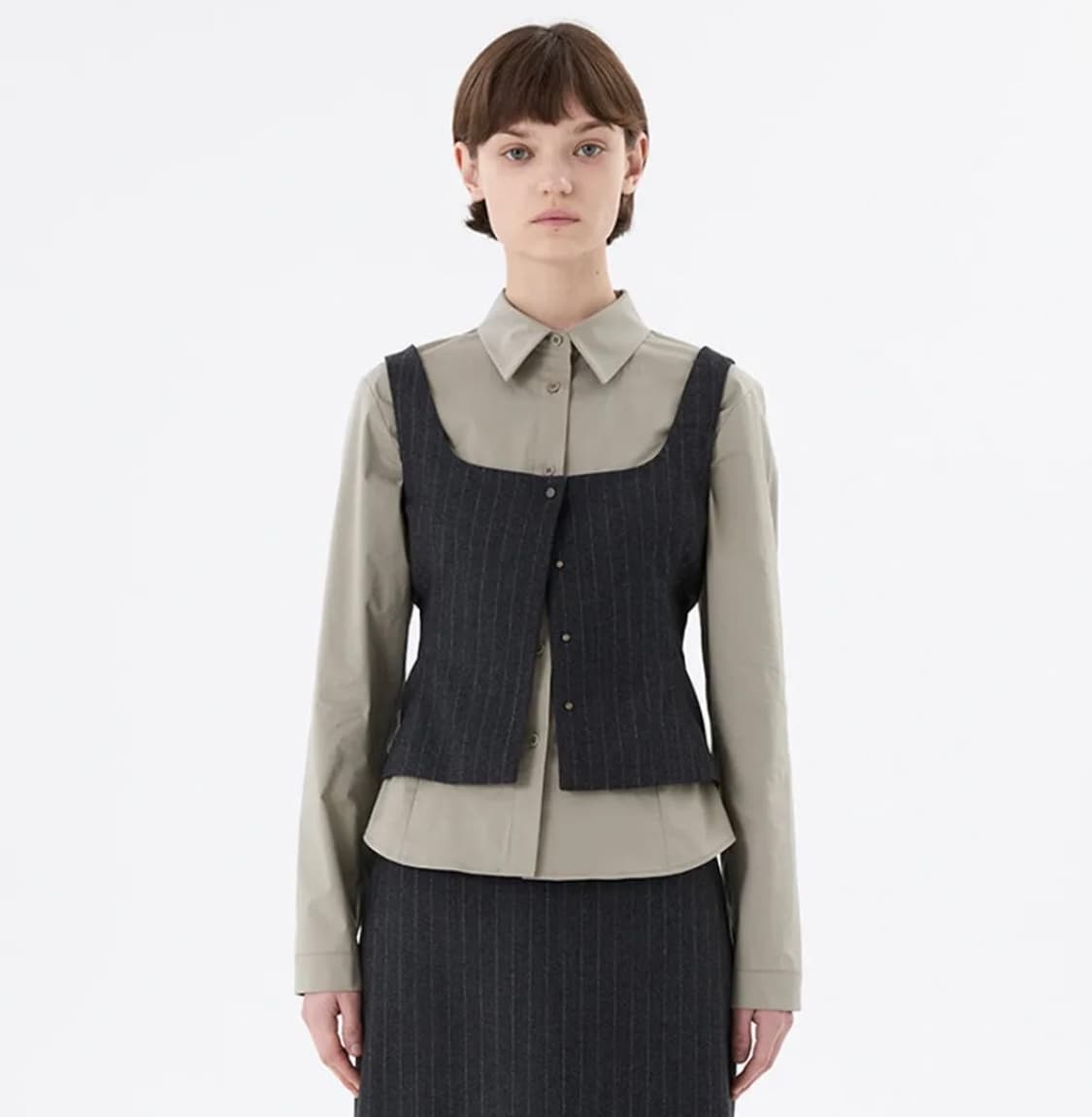 아모멘토 solid shirts 상품이미지2