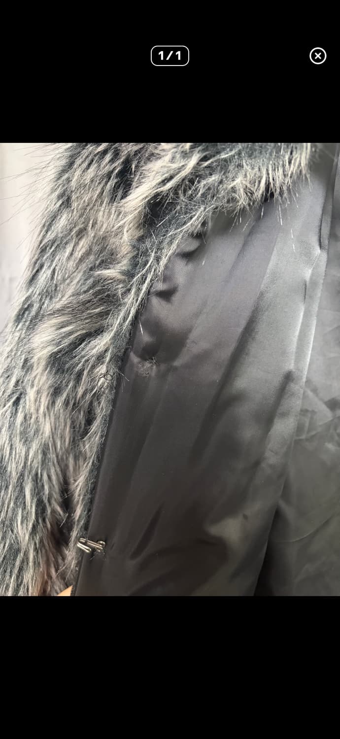 플레어업 퍼자켓 차콜 상품이미지2