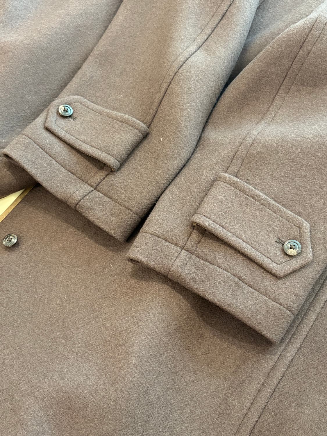 캡틴선샤인 트래블러 브라운 발마칸 코트 40(105) 상품이미지10