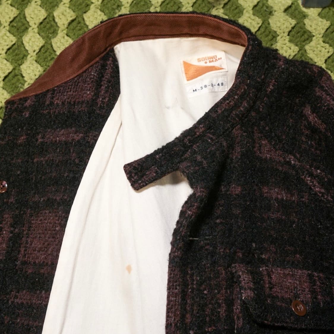 Sound Man japan 트위드 워크자켓 상품이미지8