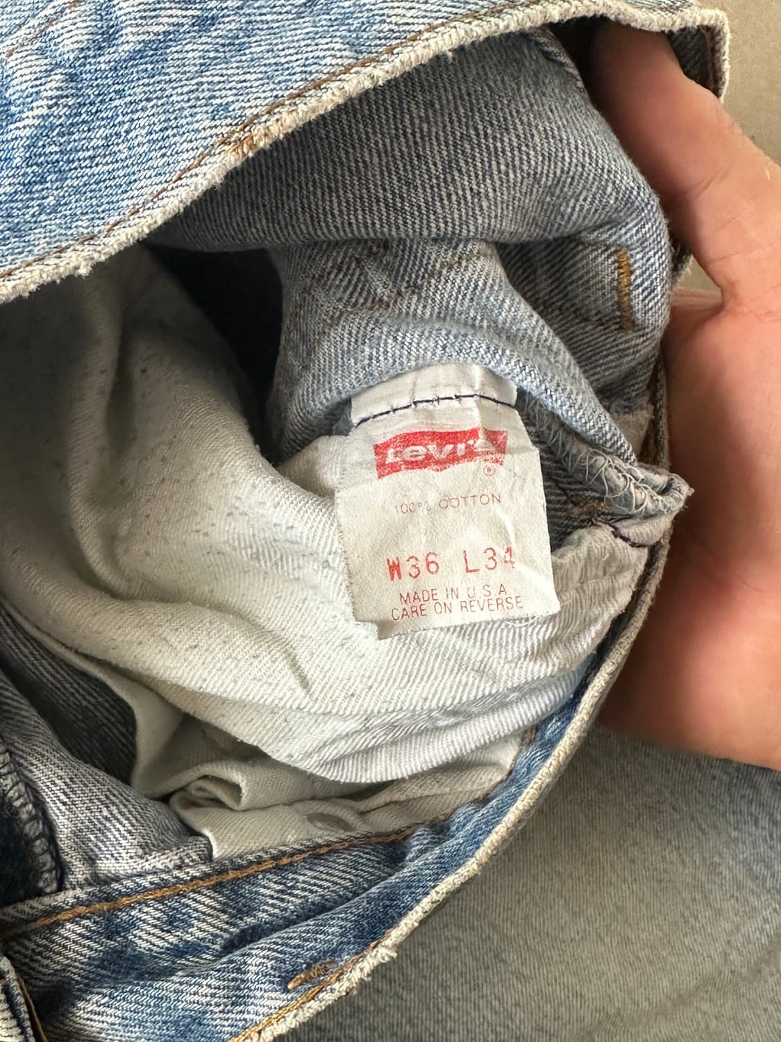 Levi’s 501 Made in USA Denim 상품이미지5