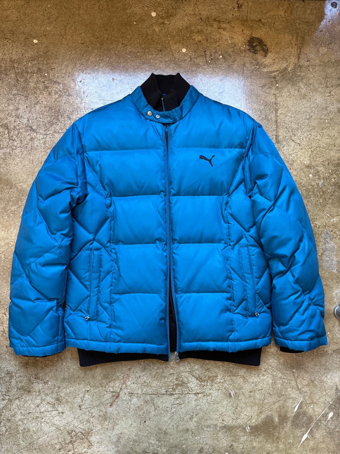 PUMA 다운 오리털 스냅 밴딩 패딩 상품이미지2