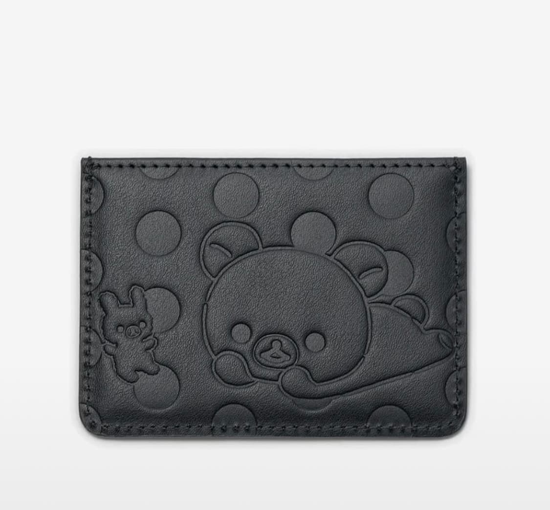 허그유어스킨 리락쿠마 카드지갑 블랙 상품이미지1