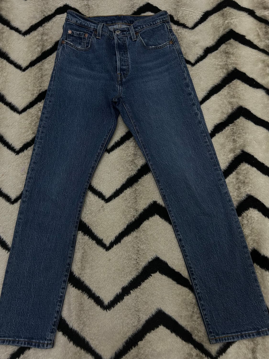 [25]리바이스501 데님팬츠/중청/약스판 상품이미지2