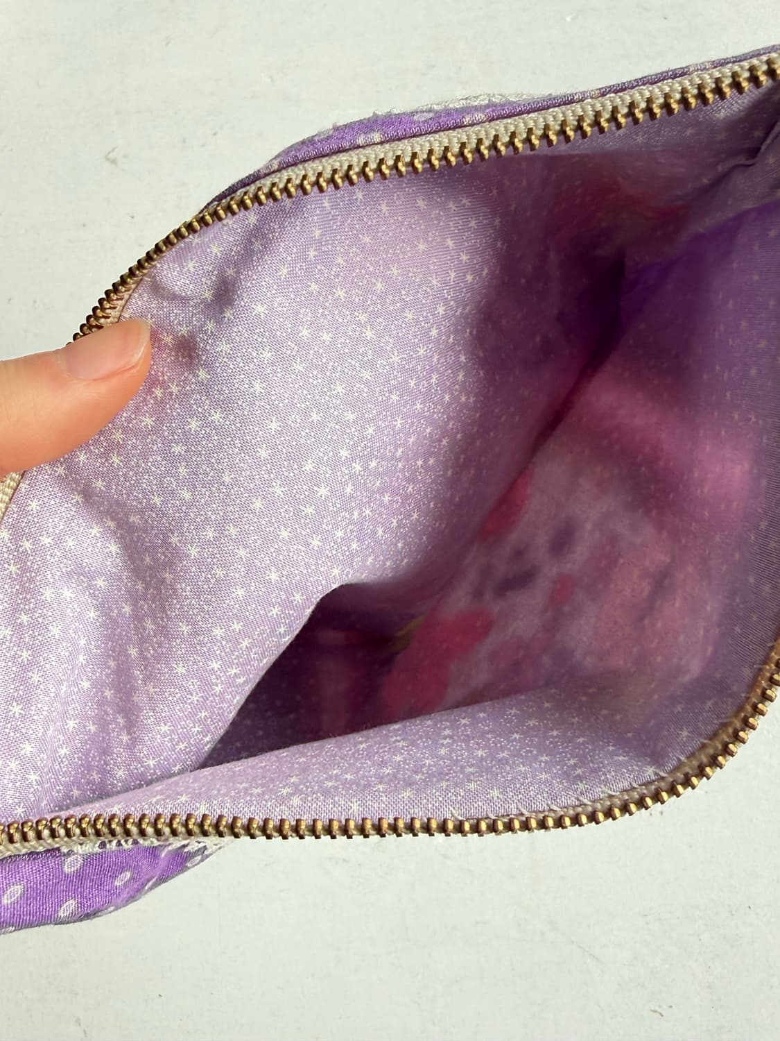 인형 자수 도트 파우치 땡땡이 파우치 일본파우치 일본빈티지 상품이미지3