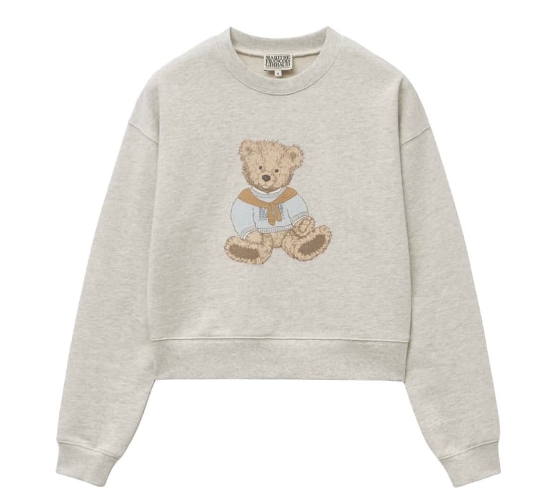 마리떼 곰돌이 맨투맨 s 상품이미지1