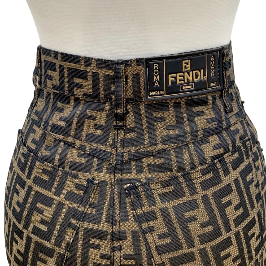 펜디 FF 주카 패턴 미디 스커트 상품이미지6