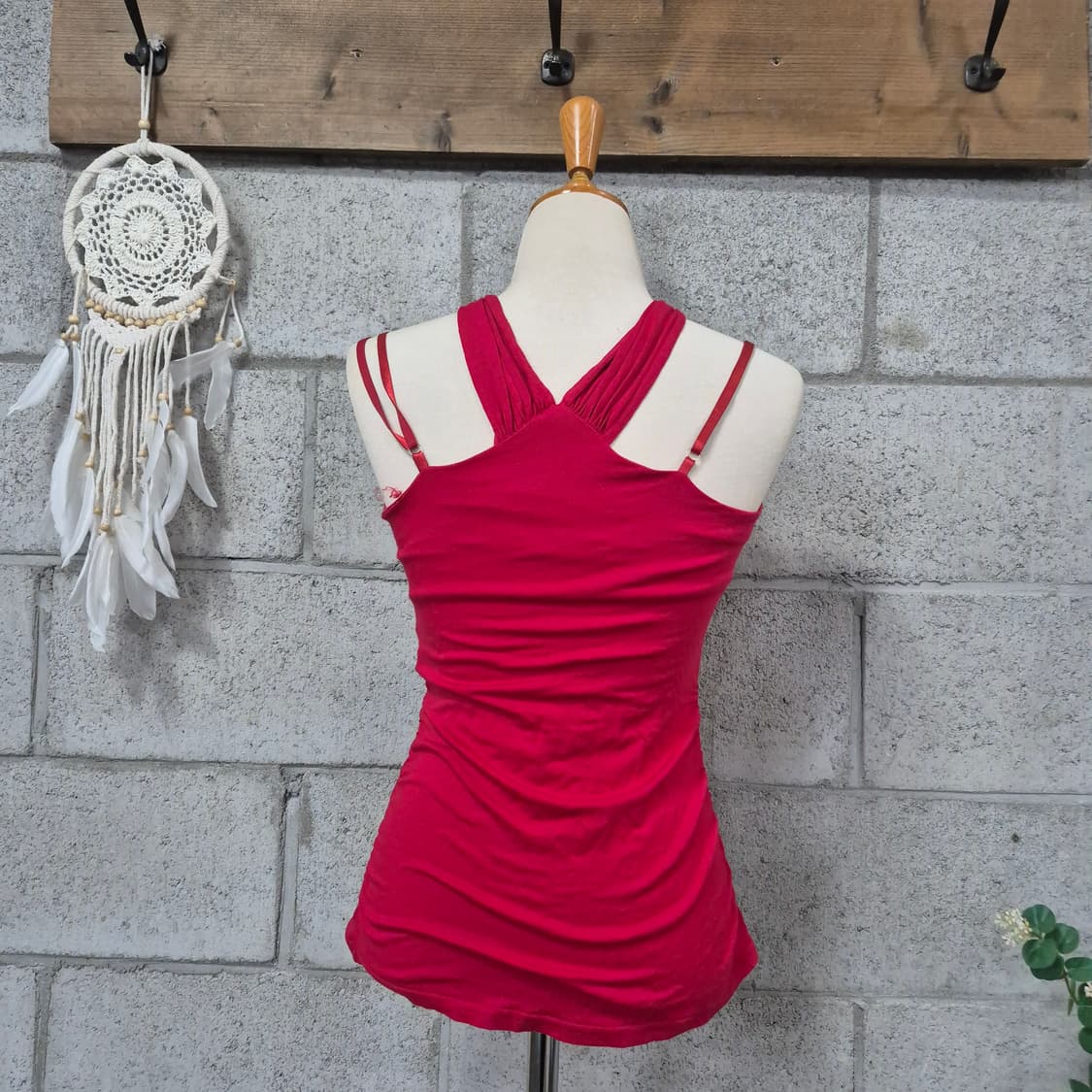 모르간 홀터넥 레드나시티 상품이미지5