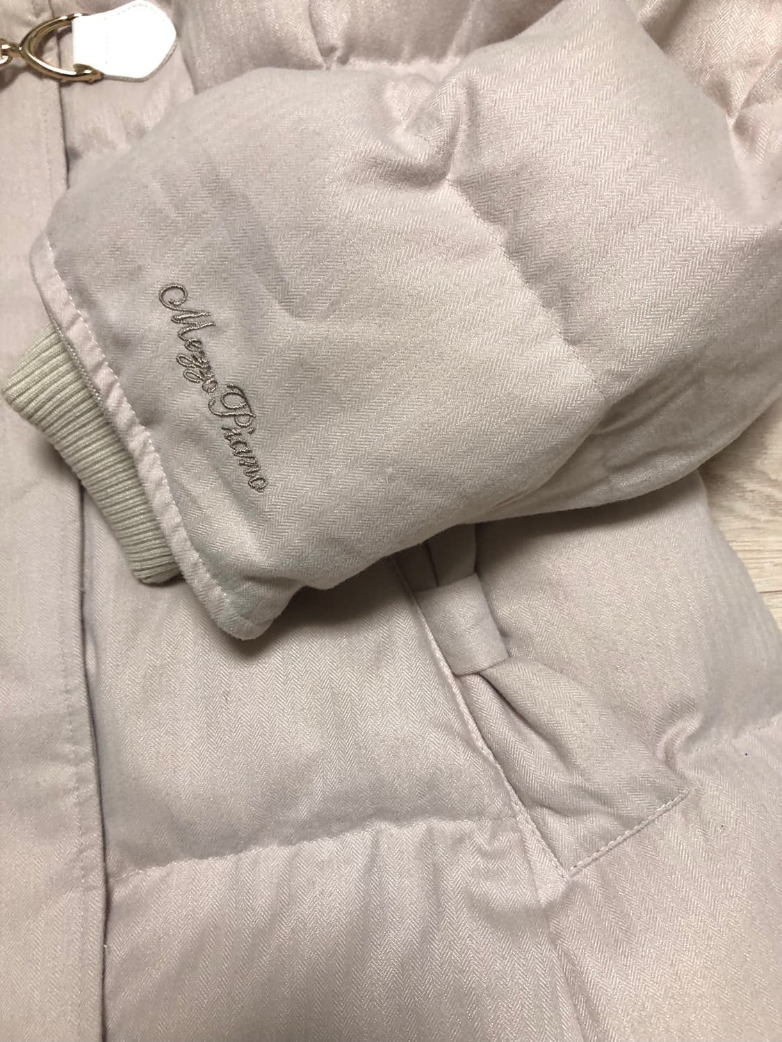 메조피아노 딸기우유 패딩 코트 라떼갸루 히메갸루 짜잔씨 일본빈티지 상품이미지4