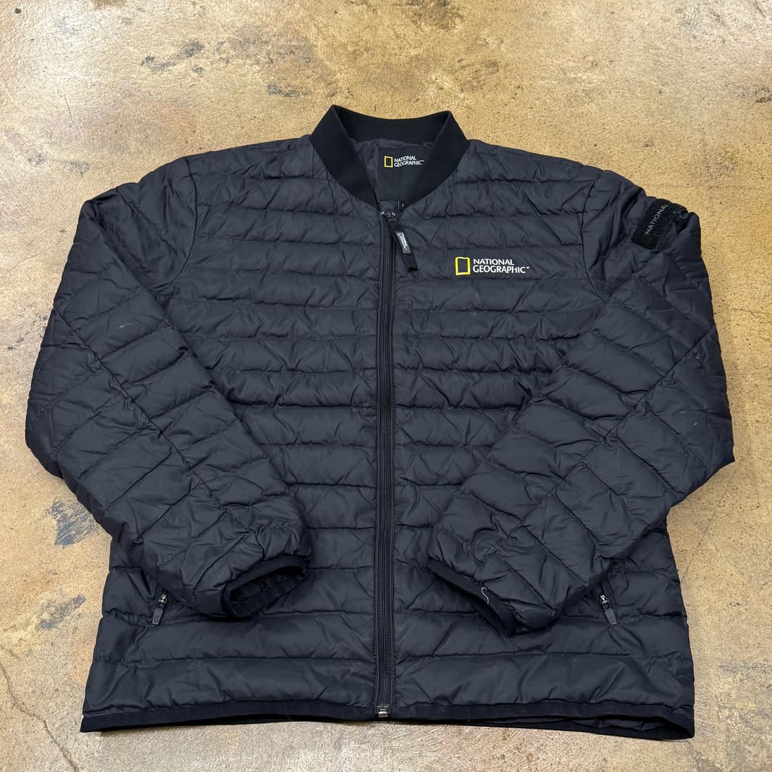 [정품/M] 내셔널지오그래픽 블랙 패딩 점퍼 b19 상품이미지2