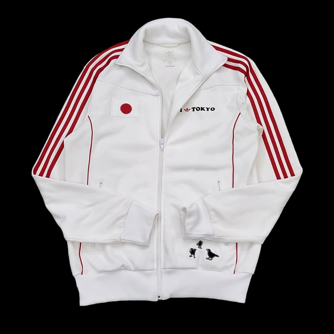 아디다스 구형 화이트 도쿄 베켄바우어 삼선 트랙탑 져지 상품이미지1