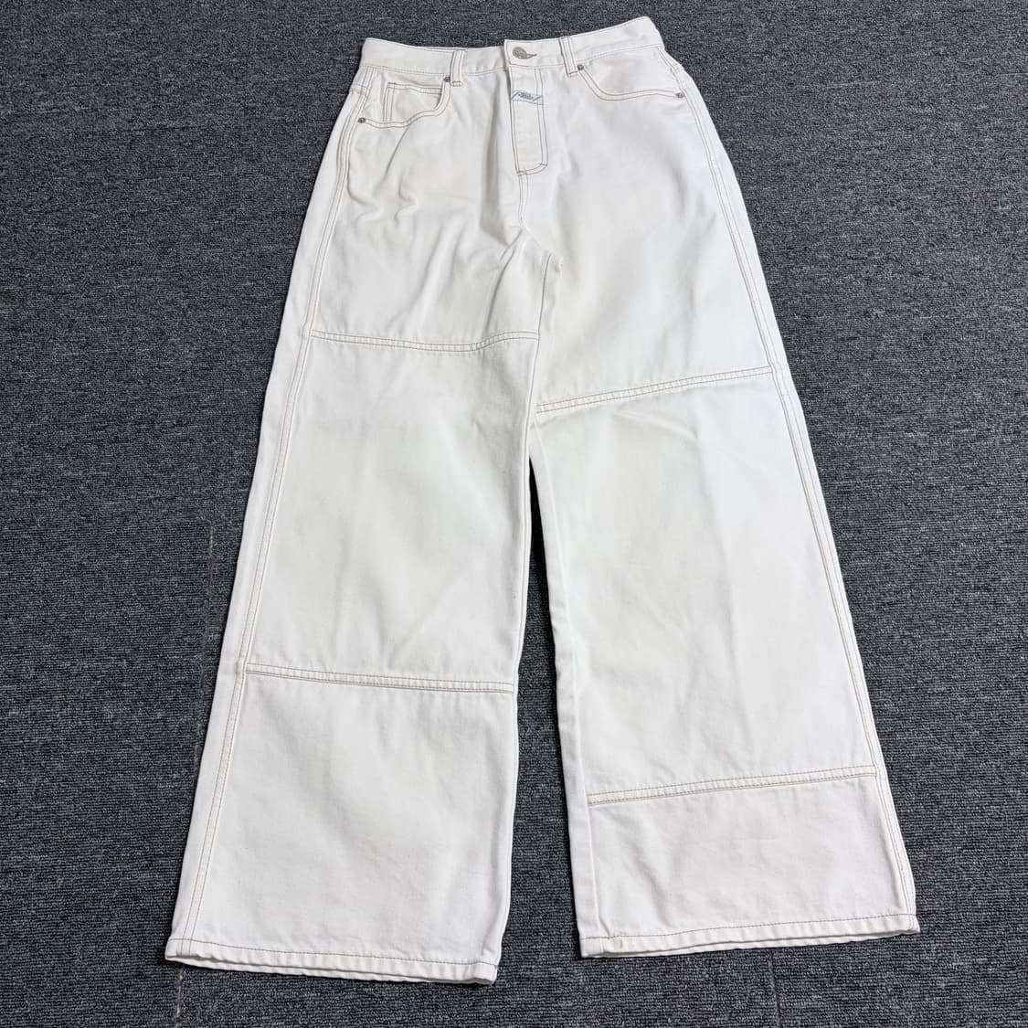 마리떼 프랑소와 저버 W 패치 워크 와이드 데님 팬츠 상품이미지1