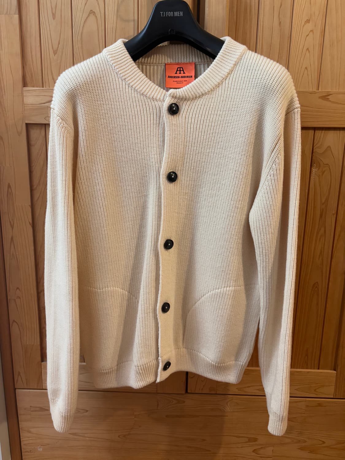 안데르센 안데르센 스키퍼 니트 가디건 아이보리 M 상품이미지1