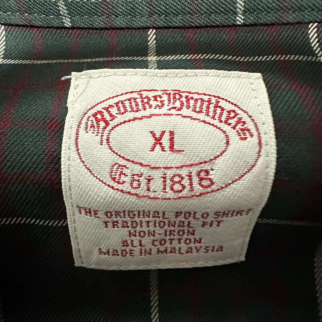 BROOKS BROTHERS check shirt 상품이미지3