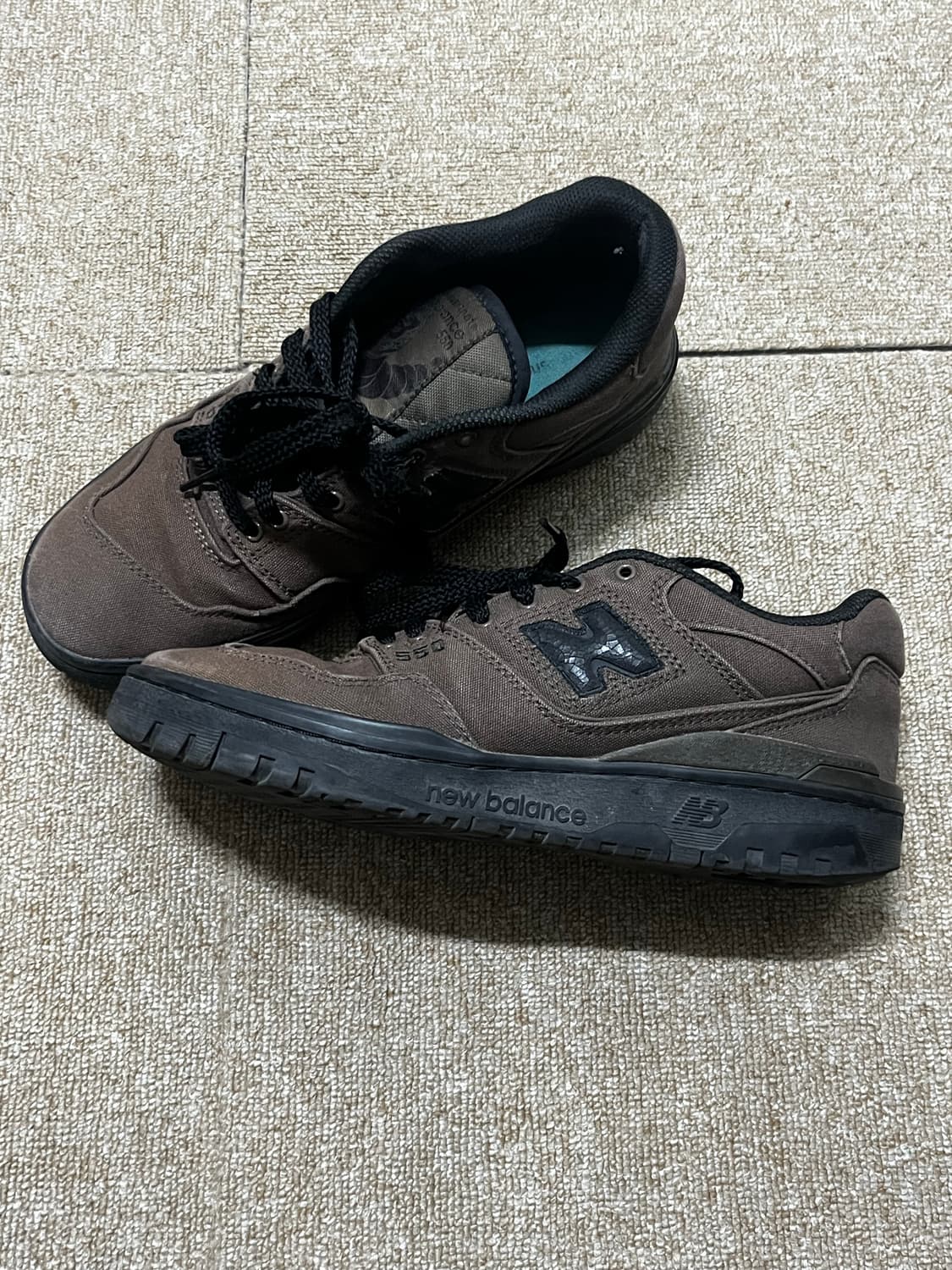 뉴발란스X디네뎃 550 브라운 260 상품이미지4