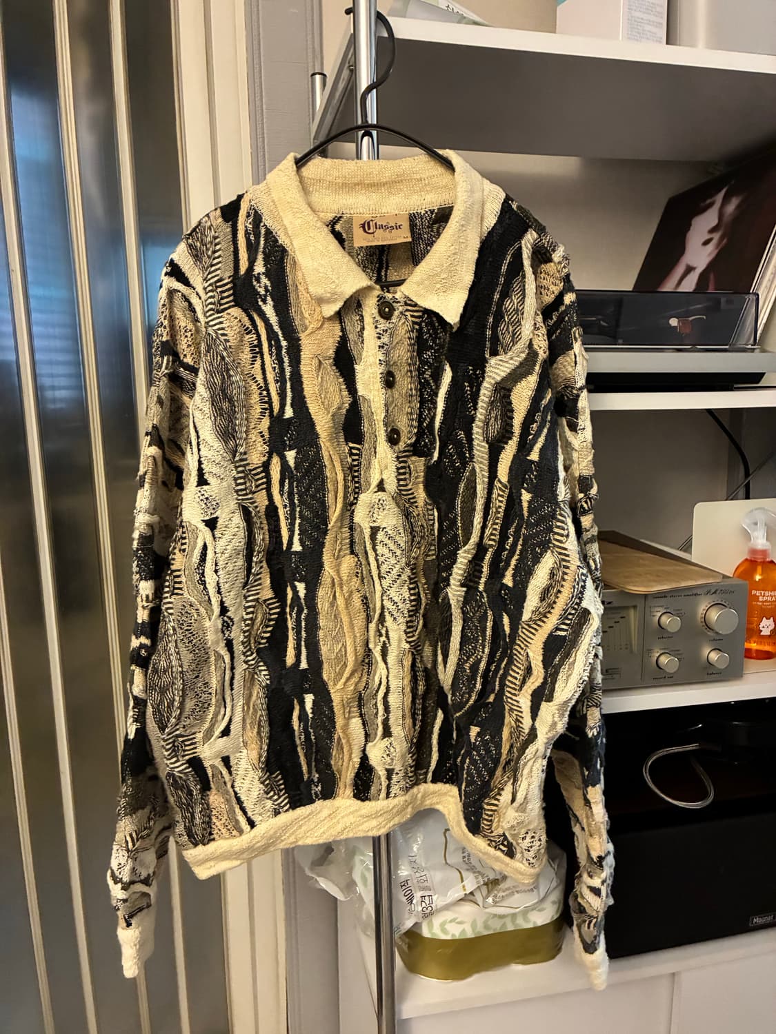 쿠기 니트 M(100-105) 크롭 함 상품이미지1