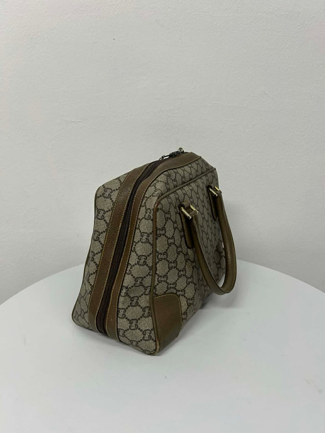 구찌 빈티지 GG캔버스 보스톤 토트백 상품이미지2