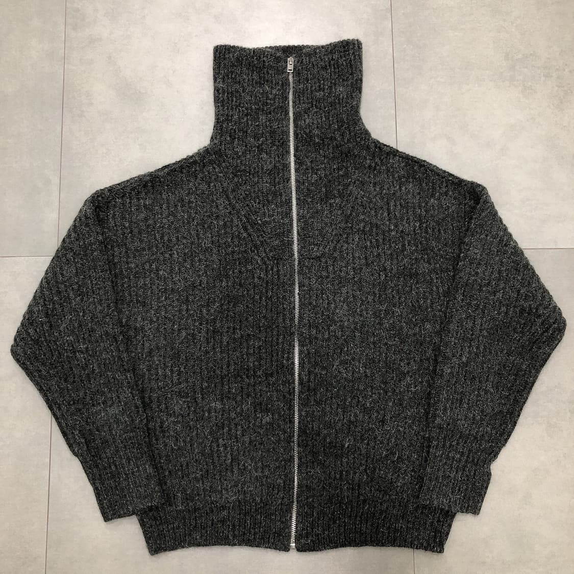 르메르 이태리 알파카 야크 집업 니트 스웨터 가디건 M 상품이미지1