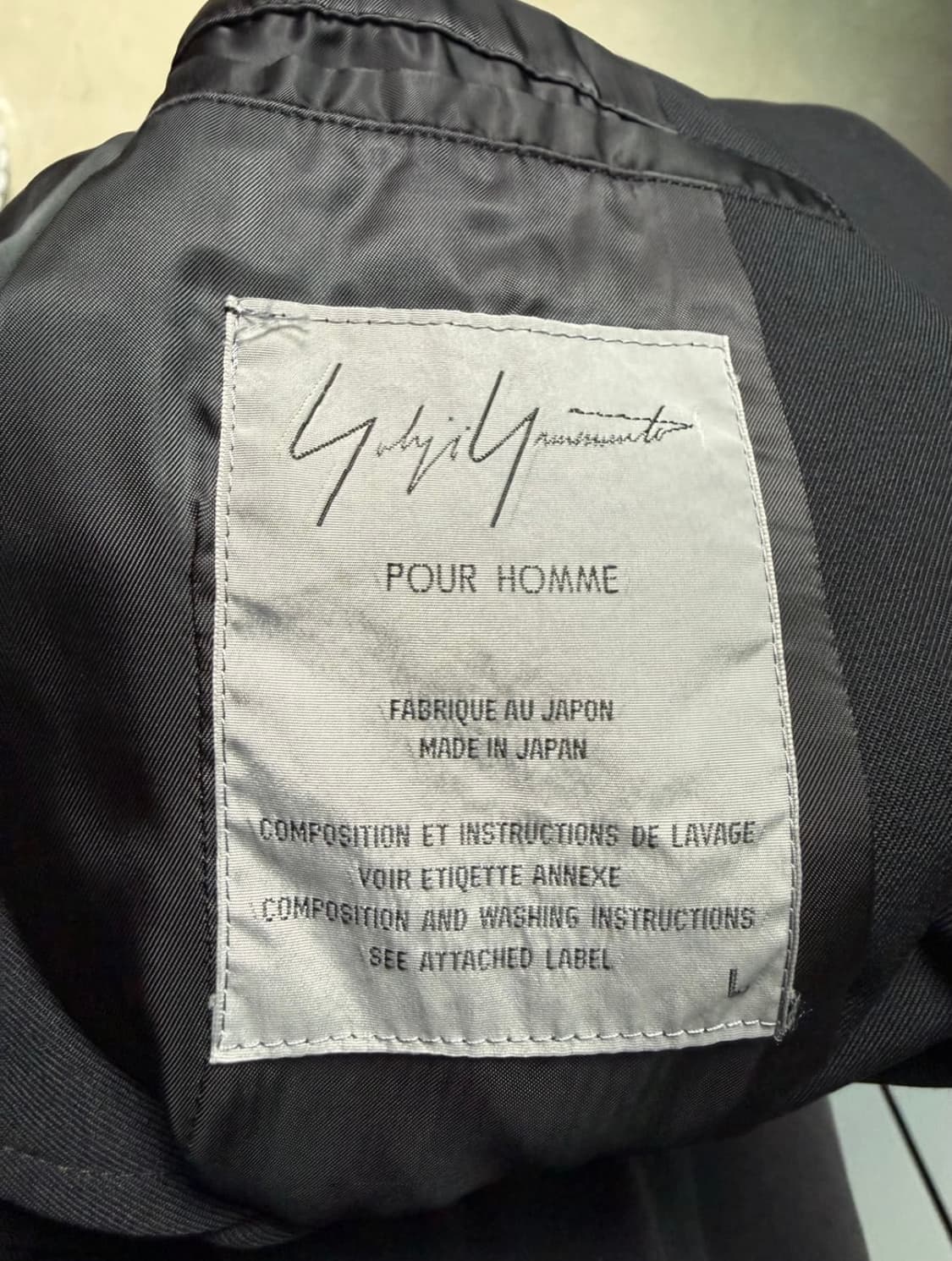 Yohji Yamamoto pour homme double coat 상품이미지3
