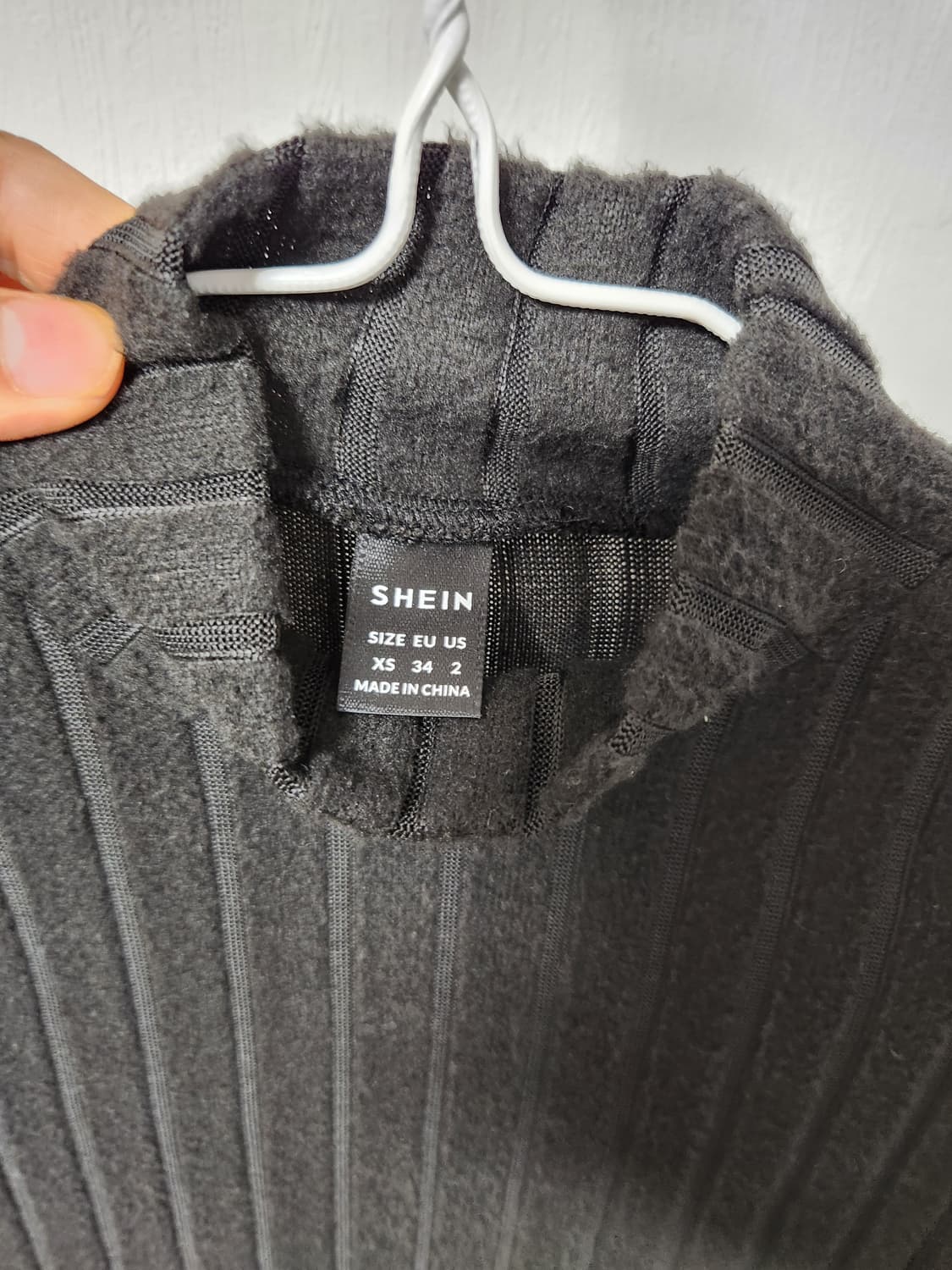 SHEIN 여성 간절기 크롭 셑업 XS 상품이미지3