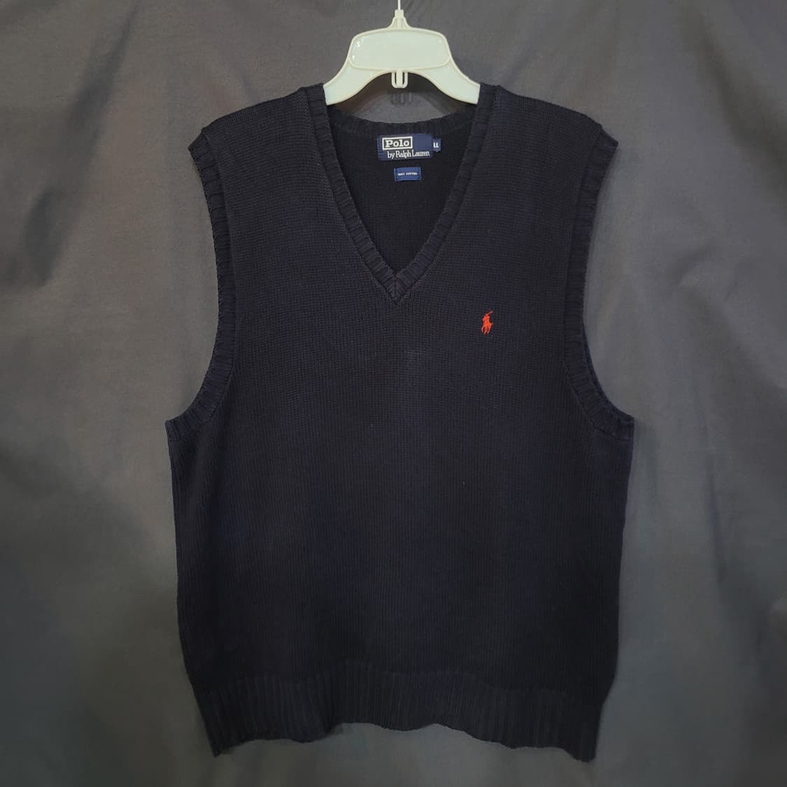 Ralph Lauren 랄프로렌 빈티지 페이디드 코튼 니트 베스트  상품이미지7