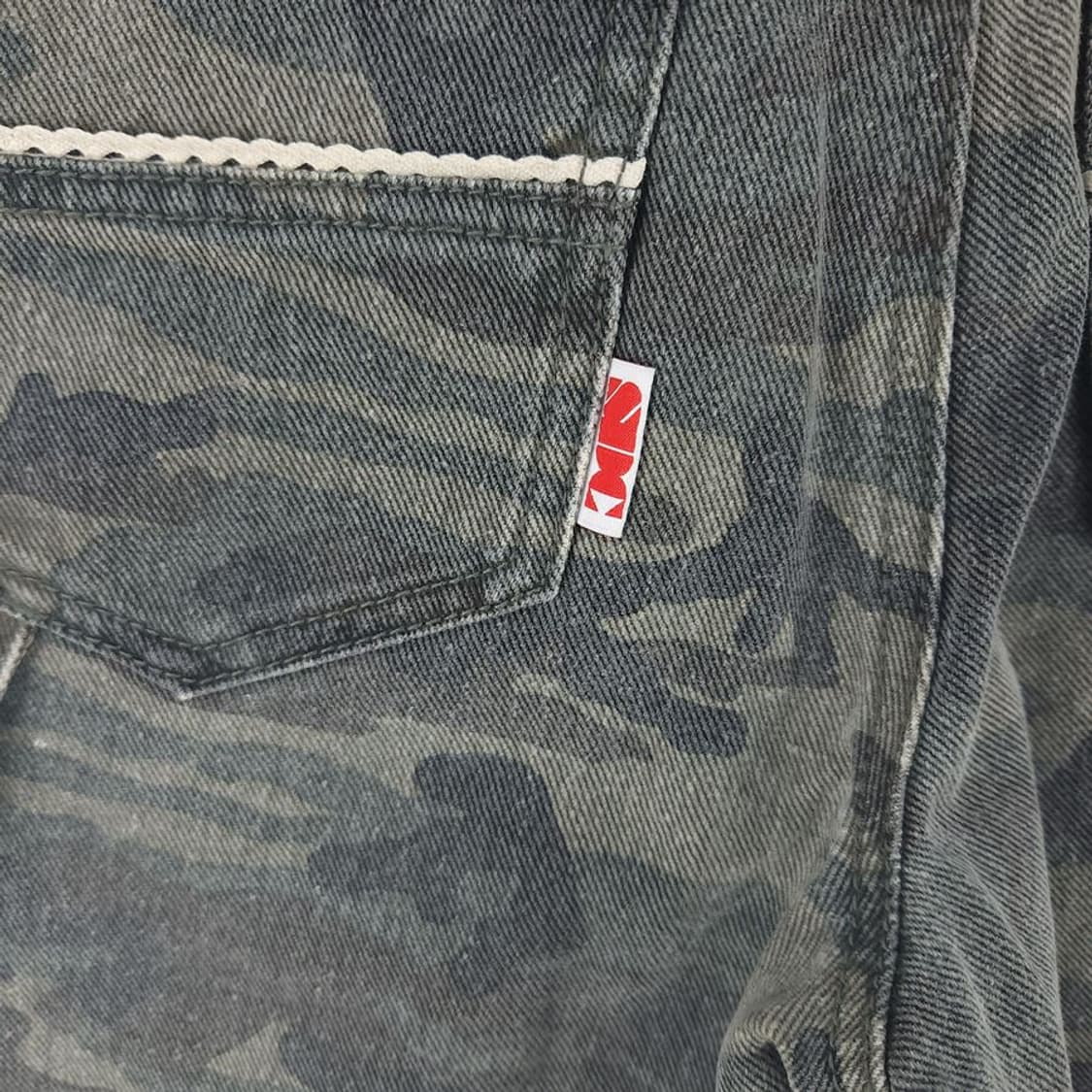 [여S]스컬터 카모 와이드 데님 팬츠[Y5C-203] 상품이미지6