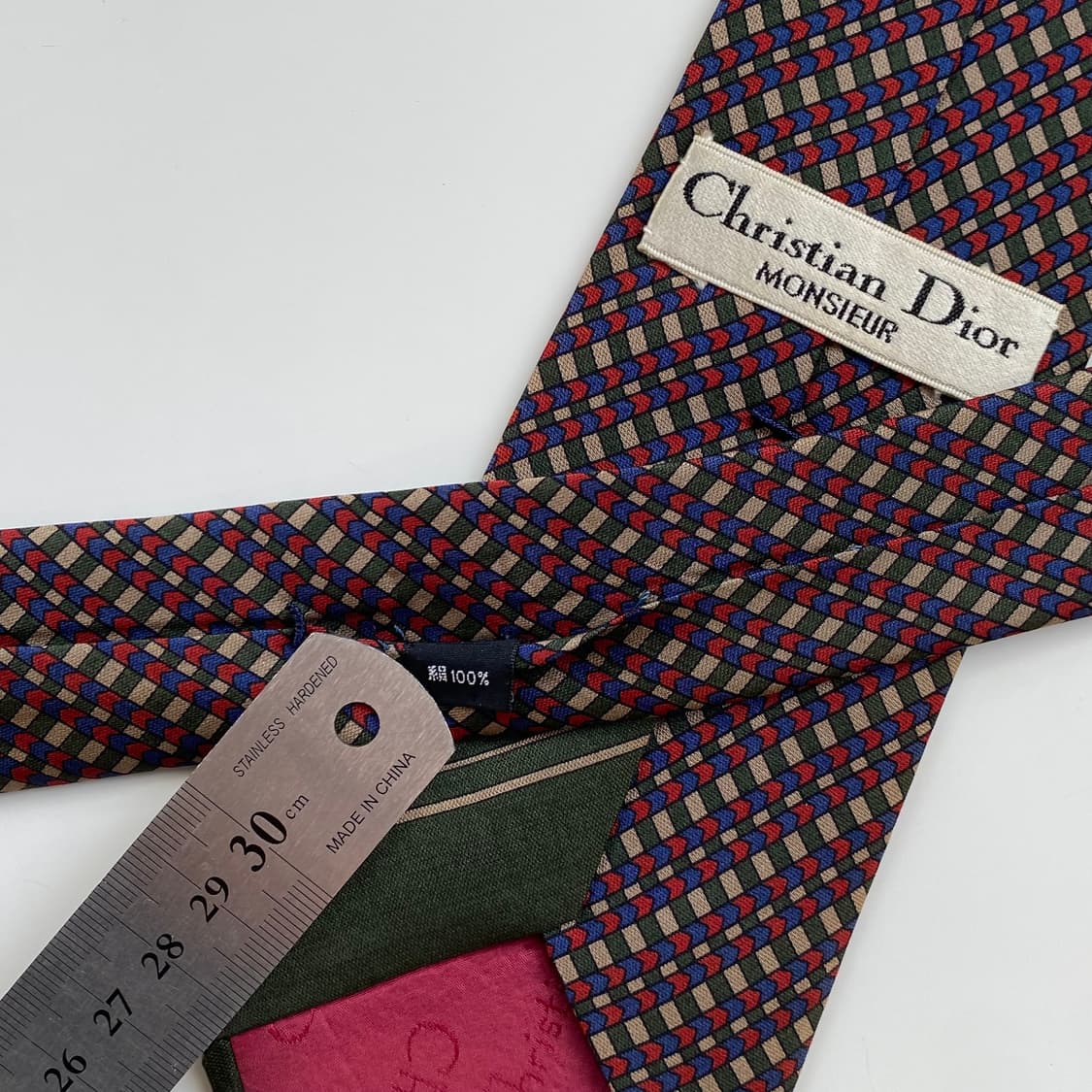 크리스찬 디올(Dior) 명품 정품넥타이 7.8cm 상품이미지7