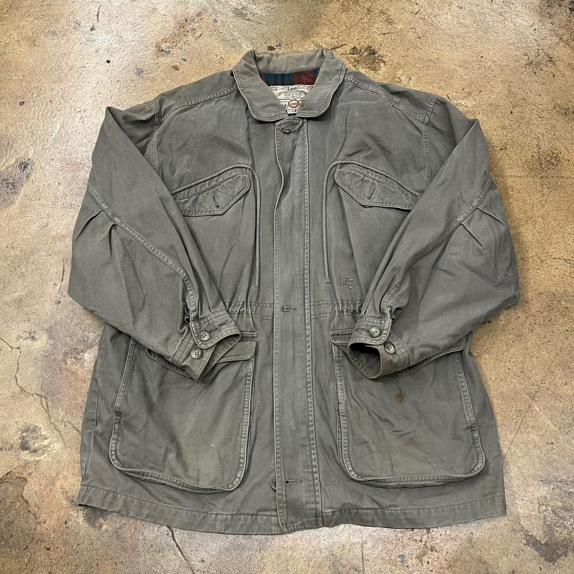 [정품] Lee 빈티지 카키색 야상 자켓 b14 상품이미지2