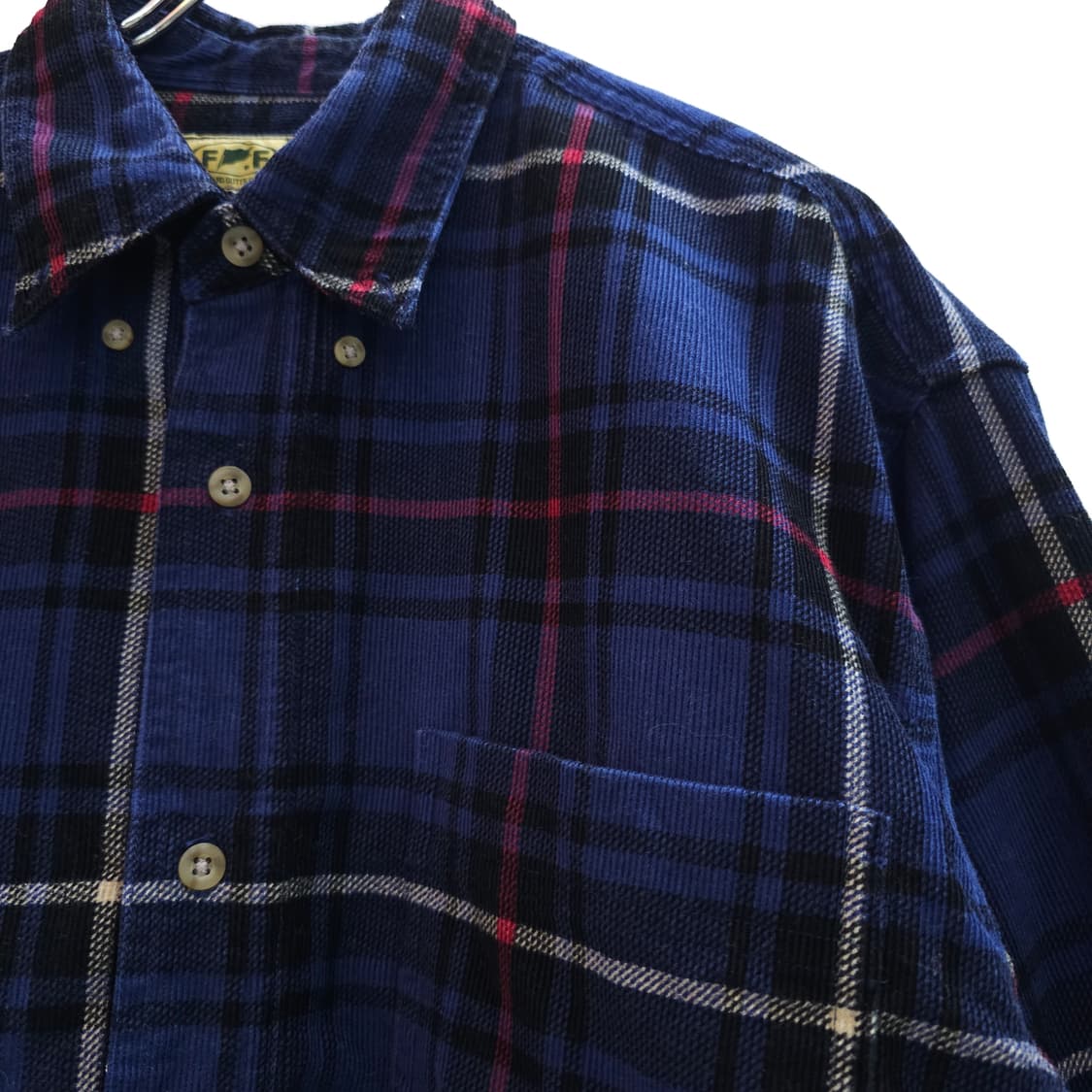 FIRE FLAG  플란넬 잔골덴 체크셔츠 상품이미지3