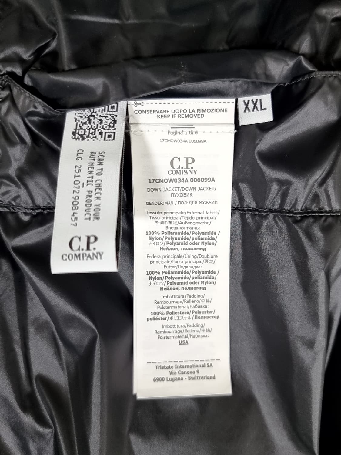 cp company dd쉘 디디쉘 110 xxl 씨피컴퍼니 패딩점퍼 자켓 상품이미지4