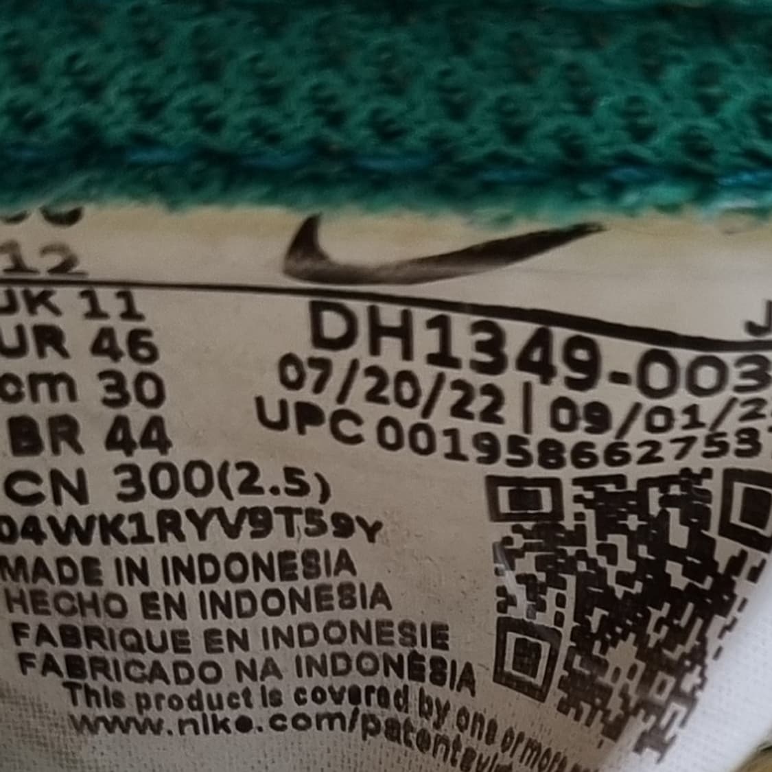 나이키 와플트레이너2 그린 운동화300 상품이미지6